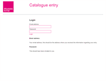Tablet Screenshot of exhibitor.affordableartfair.com